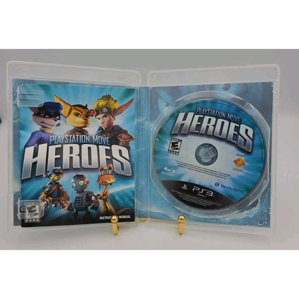 PlayStation Move Heroes Sony PlayStation 3 PS3 CIB Manual Tested 711719824824